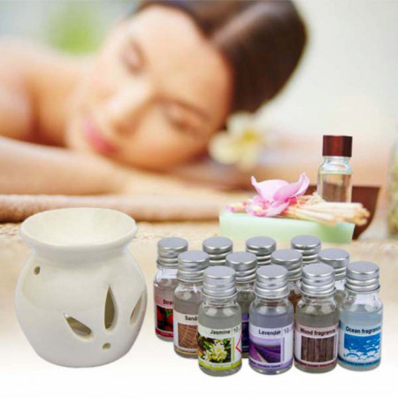 Set 12 Sticlute cu Ulei Parfumat pentru Aromatereapy Compatibil cu Orice Difuser [1]