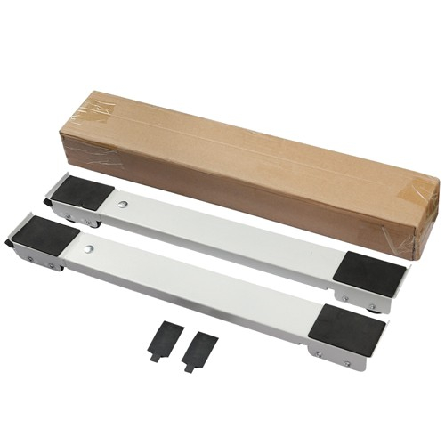 Set Suport Reglabil cu Roti pentru Mutat Mobila, , Dimensiune Reglabila, Greutate Maxima 330kg, Benzi Antiderapante, cu Frana, Alb Negru [10]