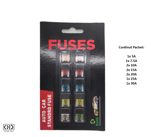 sigurante auto set, sigurante auto low profile, mini sigurante auto, sigurante bloc electric, sigurante multimarca, sigurante auto 5A 30A, kit sigurante masina, set 10 buc sigurante auto, sigurante auto universale, sigurante electrice auto originale [2]