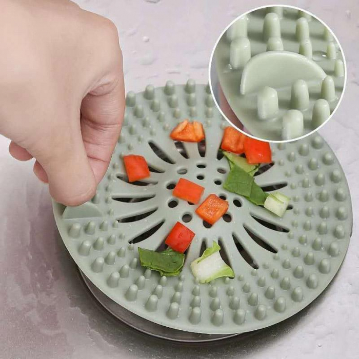 Sita din Silicon pentru Protectie Anti Infundare Scurgtere Sifon Chiuveta, Cada, Pardoseala, Baie sau Bucatarie, Premium [22]