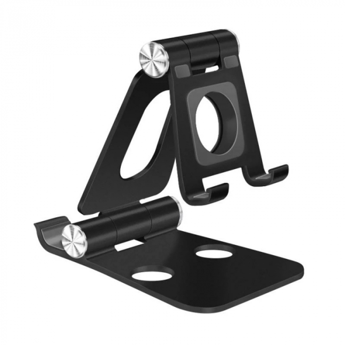 Suport din Aluminiu pentru Tableta sau Telefon, pentru Birou, Pliabil, Reglabil si Portabil [4]