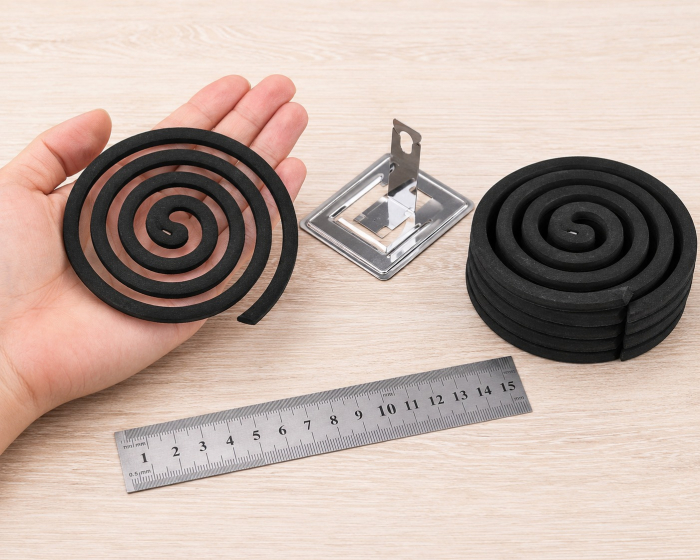 Spirale Anti Tantari 5/Set, cu Suport Metalic, pentru Interior Sau Exterior, 10 cm, Negru, cu Majoritatea Spiralelor Standard | ORIGINAL DEALS [4]