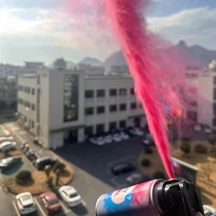 Spray Gender Reveal, , 260 ml, din Amidon de Porumb, Dezvaluire Gen Bebelusi, Roz [4]