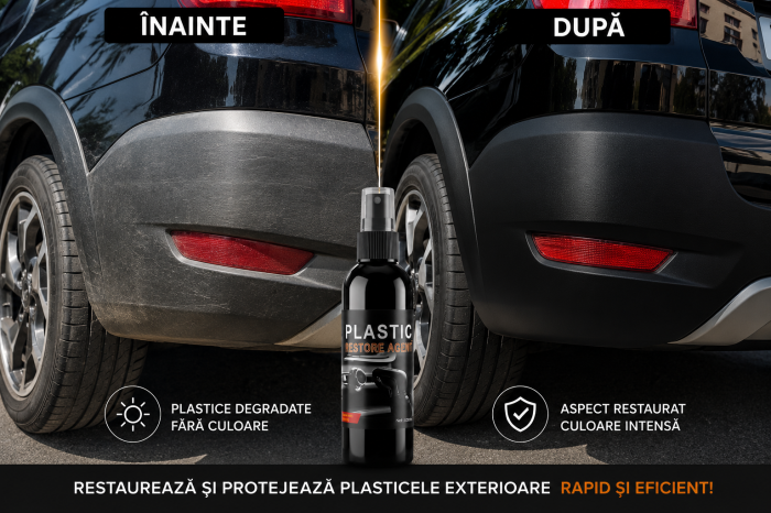 Spray Profesional pentru Intretinere si Reconditionare Plastice Auto Interior si Exterior, 100ml, ORIGINAL DEALS [5]