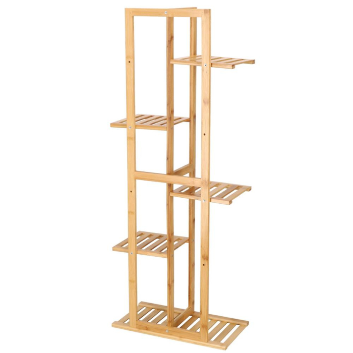 Stand de flori din lemn cu 6 etajere suport GA199, 102x40cm [4]