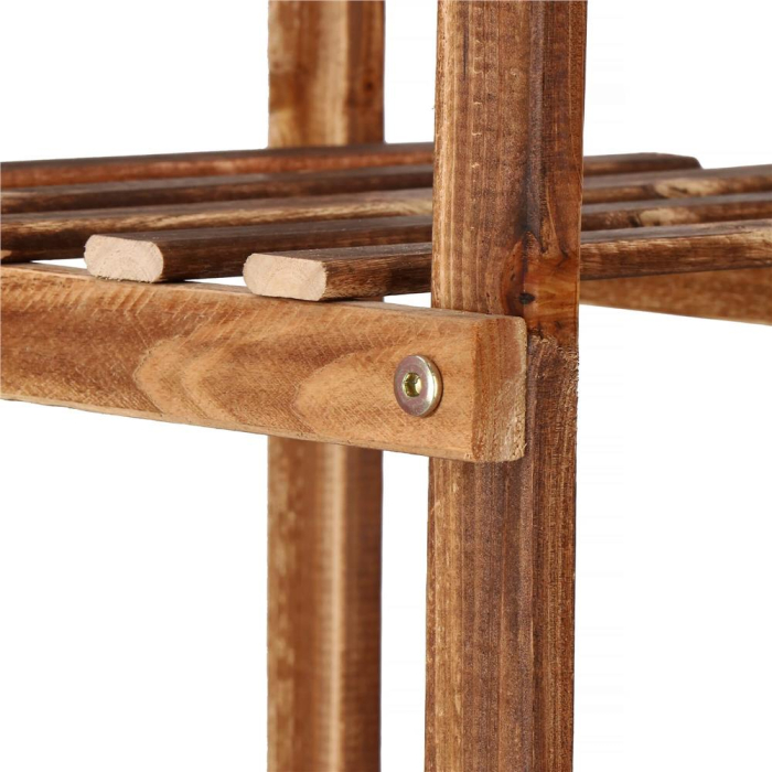 Stand de flori din lemn cu 8 etajere suport GA198, 85x70cm [6]