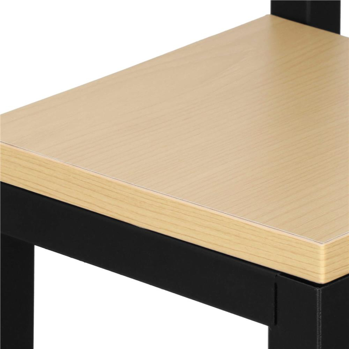 Stand pentru flori, cadru metalic, 4 etajere, 34x34x68 cm, bej [11]
