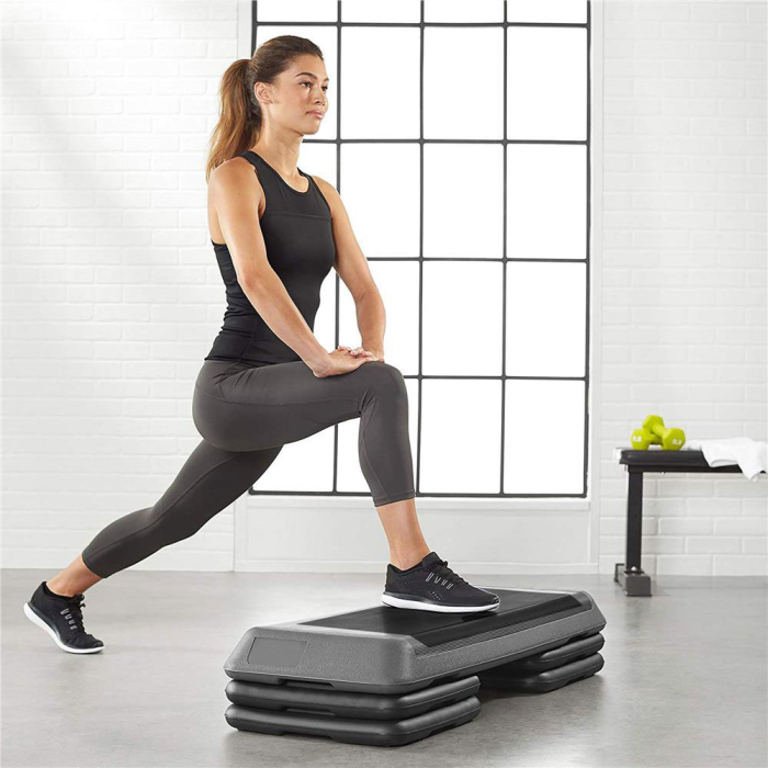 Stepper aerobic fitness profesional, 3 niveluri de inaltime, suporta maxima 350 kg [5]