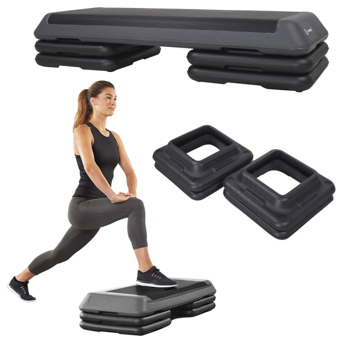 Stepper aerobic fitness profesional, 3 niveluri de inaltime, suporta maxima 350 kg [2]