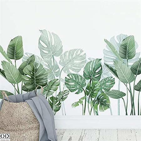 Sticker Autocolant Decorativ, Planta de Ghiveci, Monstera Deliciosa [4]