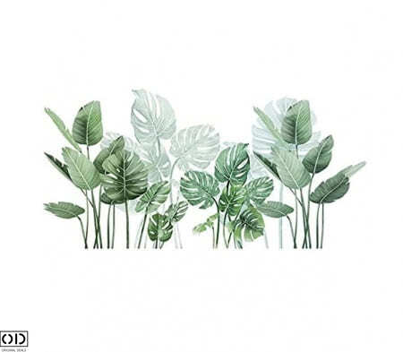 Sticker Autocolant Decorativ, Planta de Ghiveci, Monstera Deliciosa [8]