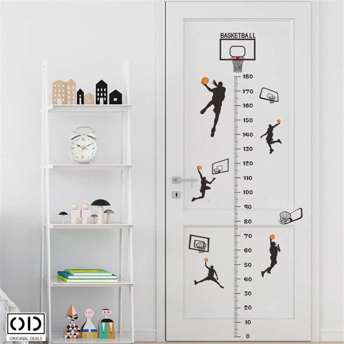 Sticker Decorativ Autoadeziv Metru pentru Masurare Inaltime Copii, pentru Camera Copilului, Scoala, Gradinita, Cabinet Medical [5]