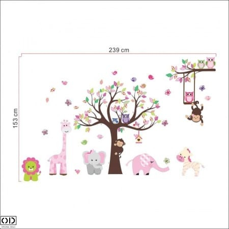 Sticker Autocolant Decorativ Cladiri si Baloane cu Aer Cald, 50 x 70cm [4]