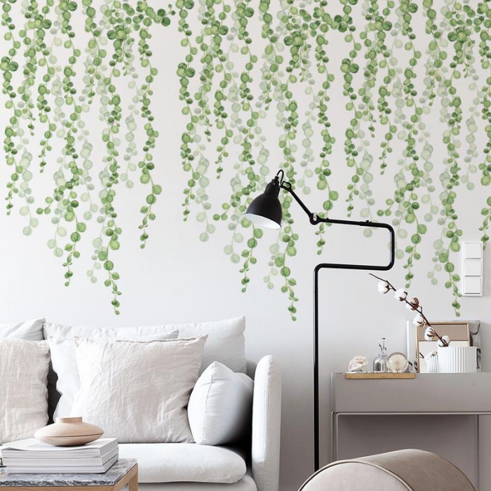 Sticker Perete Sticker Autocolant Autocolant pentru perete Autocolant Adeziv Sticker Adeziv Tapet pentru perete Plante decorative Plante artificiale decorative Plante care se agata Plante gard viu [5]