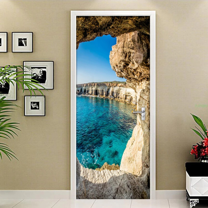 stickere usa baie stickere usi interior stickere usa copii autocolant usa autocolant usa sticla Sticker Decorativ Autocolant pentru Usa de Interior Autocolant Mobila  Reconditionare Mobila si usi [7]