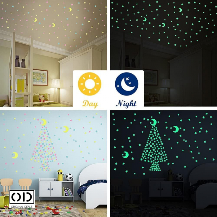 stele fosforescente tavan stele fosforescente pepco tapet cu stelute fosforescente stelute fosforescente autoadezive stelute luminoase Set stelute fosforescente sticker fosforescent [5]