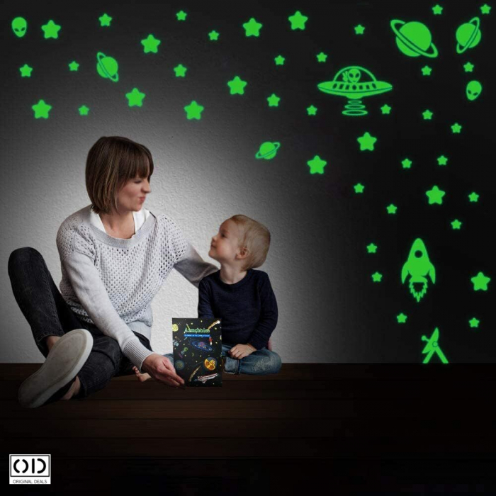 stele fosforescente tavan stele fosforescente pepco tapet cu stelute fosforescente stelute fosforescente autoadezive stelute luminoase Set stelute fosforescente sticker fosforescent [2]