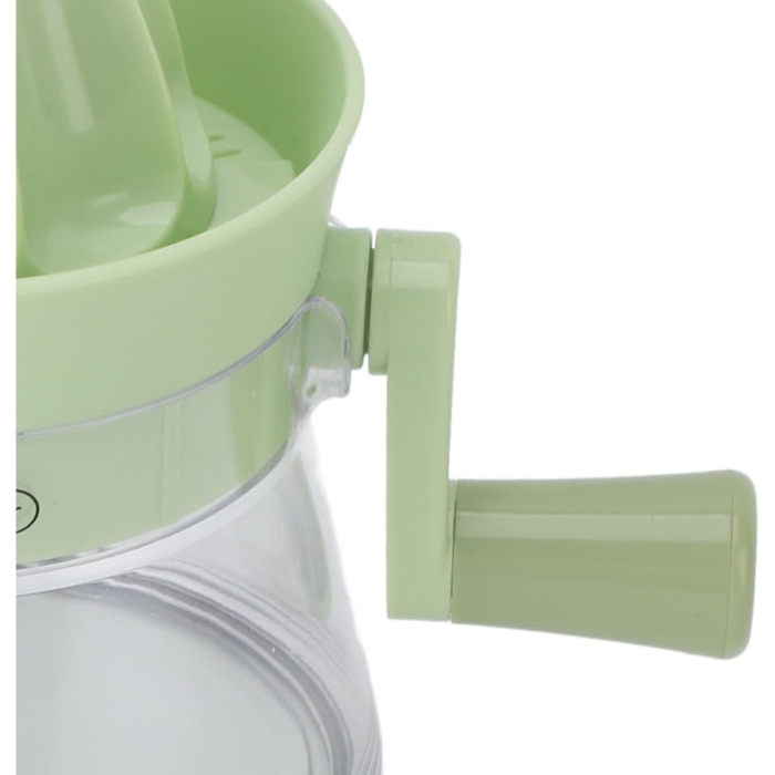 Storcator de Citrice Manual, , Rezistente, Usor de Folosit si Depozitat, Durabil, Calitativ, 16.5x13cm, Transparent/ Verde [4]