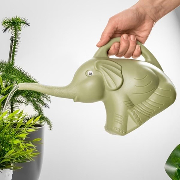 Stropitoare pentru Copii, , in forma de Elefant, 1500 mL, pentru Udat Plante, 19.5x17x11.8 cm, Verde [3]