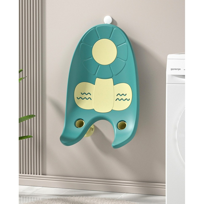 Suport de Baie Bebelusi, , 0-12 luni, Montare pe Chiuveta/Lavoar/Cada, Ventuze Antiderapante cu Intaltime Reglabila, 50 x 24 x 12.5 cm, Verde [2]