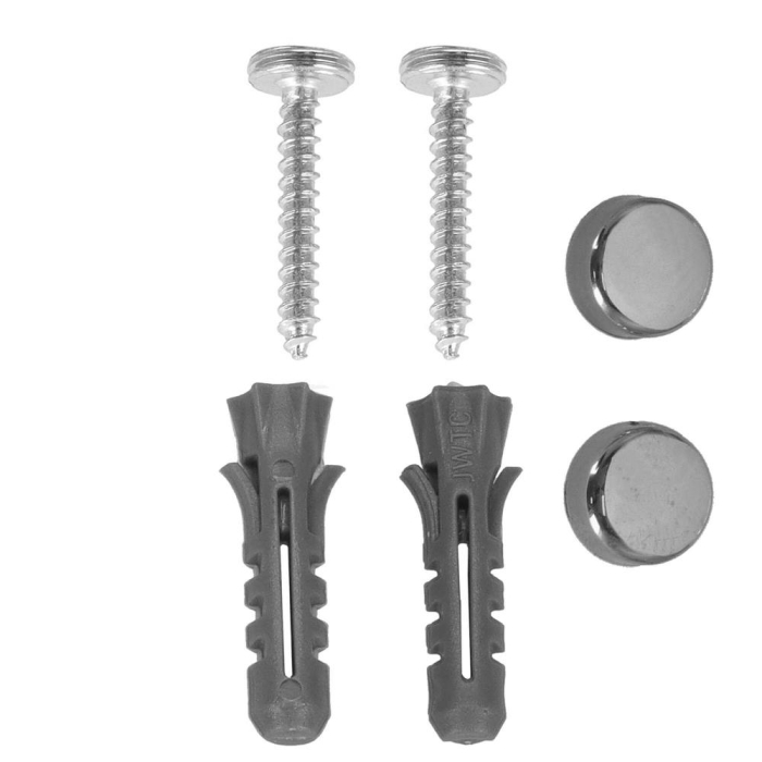 Suport hartie igienica din otel cu raft depozitare, sistem montare inclus, 13.5cm, argintiu lucios [4]