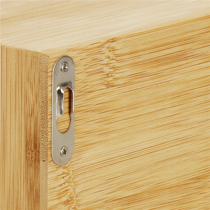 Suport hartie igienica din otel cu sertar depozitare, sistem montare inclus, 22cm, negru bej [13]