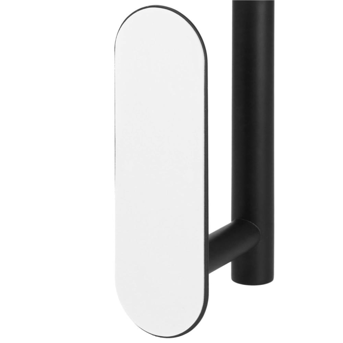Suport hartie igienica din otel, prindere fara gaurire, 33.5cm, negru [25]