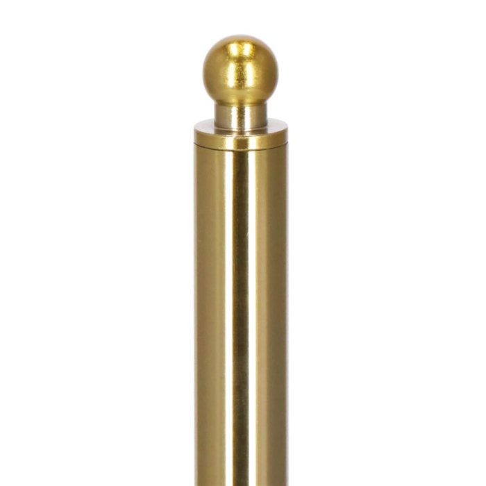 Suport hartie igienica tip tija, 52cm, auriu lucios [5]