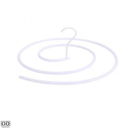 Suport Metalic in Forma de Spirala pentru Uscat Haine si Lenjerii de Pat, Alb [9]
