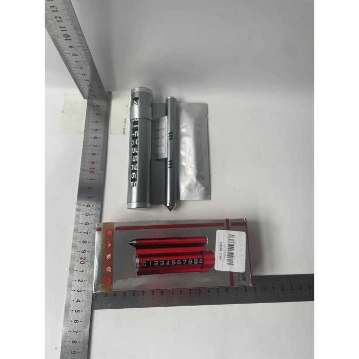 Suport numar de telefon cu odorizant pentru parcare Gri [6]