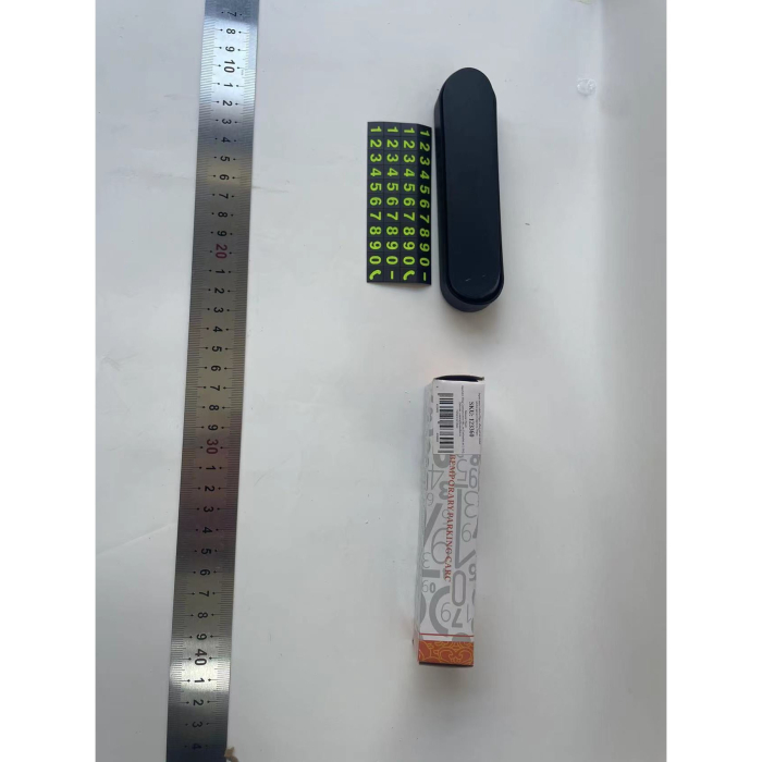Suport numar telefon , afisaj parcare numar telefon/parcare temporara, Negru [5]