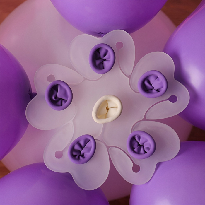 Suport pentru Baloane, , Care Formeaza o Floare, cu Doua Straturi, pentru 11 Baloane, 8x8cm, 4.6g [10]