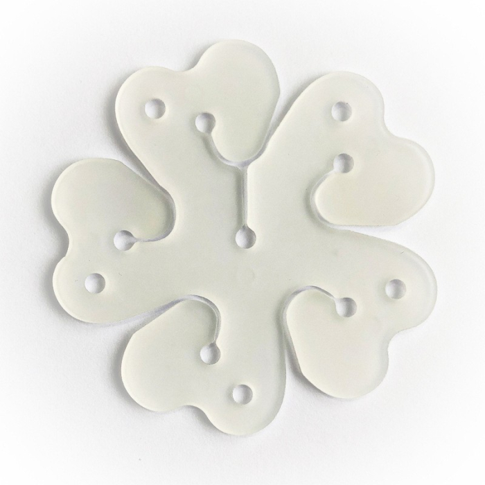 Suport pentru Baloane, , care Formeaza o Floare, cu Un Singur Strat, pentru 6 Baloane, 6x6cm, 2.7g [8]
