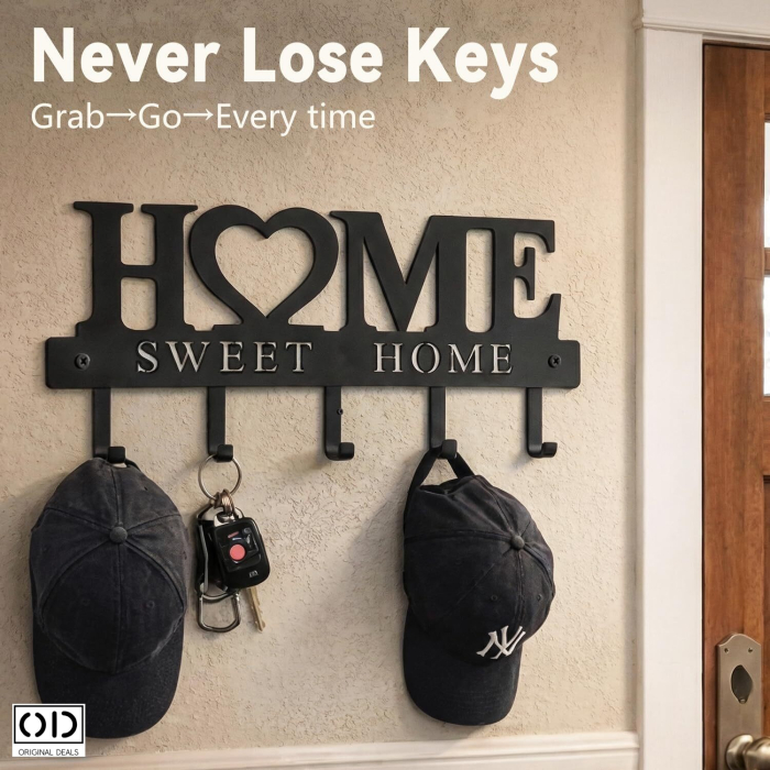 Suport Chei cu 10 Agatatoare “Home Sweet Home” – ORIGINAL DEALS [9]