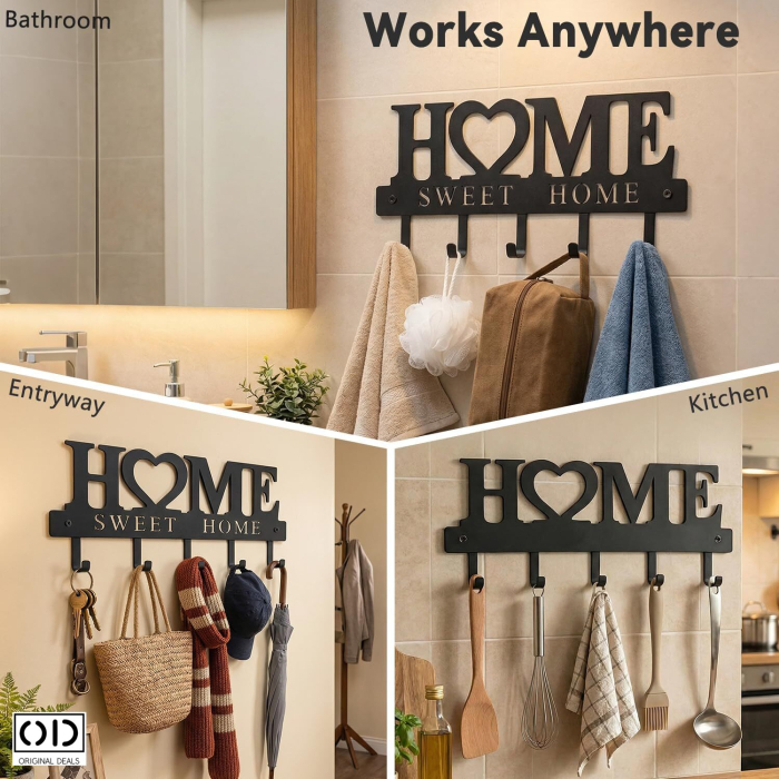 Suport Chei cu 10 Agatatoare “Home Sweet Home” – ORIGINAL DEALS [12]