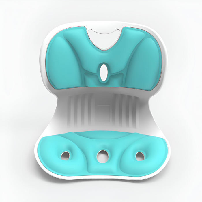 Suport pentru Scaun, , pentru Corectarea Posturii, Portabil, Ergonomic, Ameliorare Durere, Respirabil, 32x29x28 cm, Marime S, Verde [15]