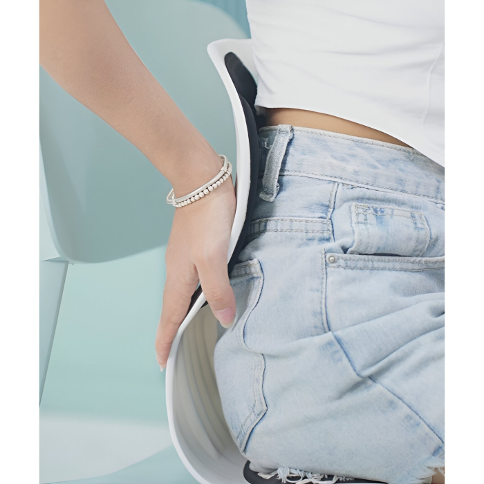 Suport pentru Scaun, , pentru Corectarea Posturii, Portabil, Ergonomic, Ameliorare Durere, Respirabil, 36x34x33 cm, Marime L, Albastru [9]