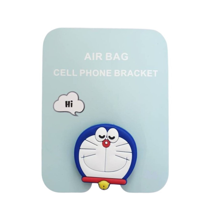 Suport pentru Telefon, , Stand cu Adeziv pentru Telefon, Model Animat 21, Blue Cat, Albastru [2]