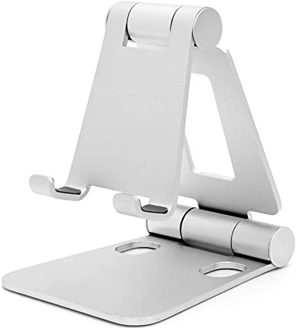 Suport din Aluminiu pentru Smartphone sau Tableta, Pliabil, Reglabil si Portabil [3]