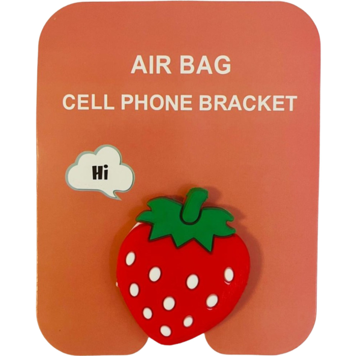 Suport Stand Adeziv Popsocket , Model Capsuna, Pentru Telefon, Universal, Multicolor [1]