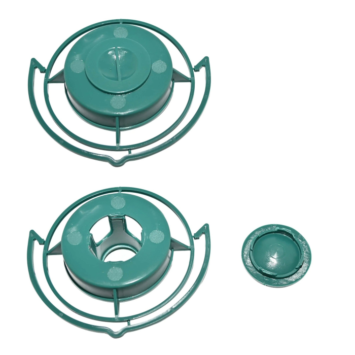 Suport Sticla pentru Hranit Pasari, , din Plastic, de Gradina, Fara Sticla, 12.5 x 3.8 x 2 cm, Verde [3]