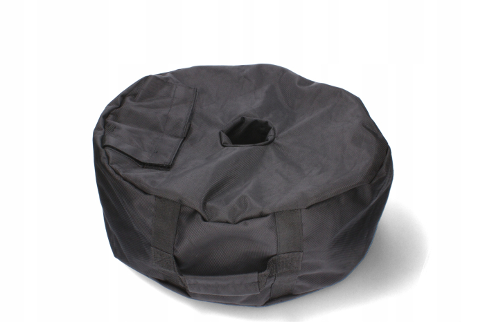 Suport umplere umbrela 47x18 cm, sac cu manere, inchidere velcro, poliester impermeabil, negru [6]