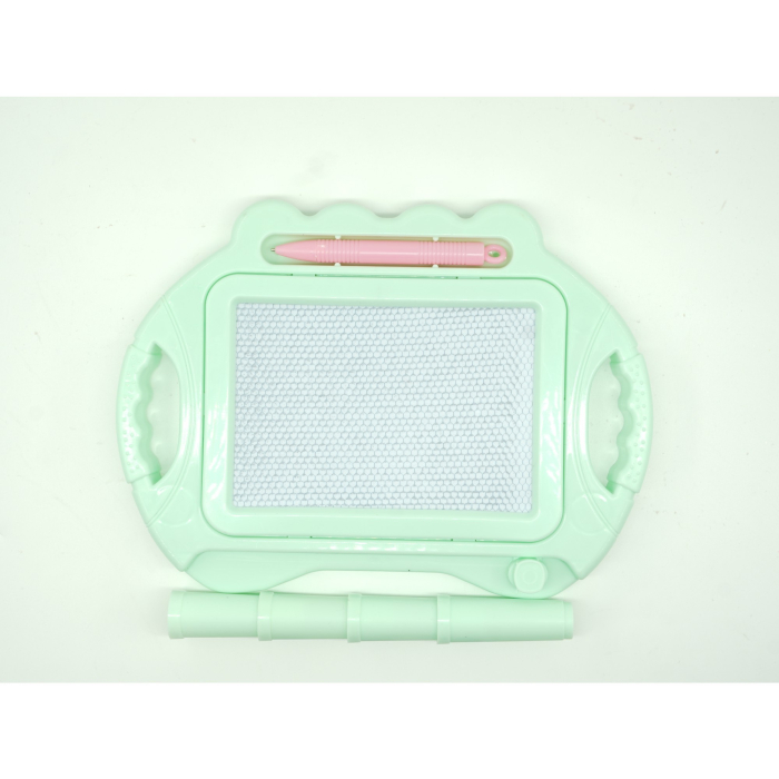 Tabla Magnetica pentru desen , Pix, forma dreptunghi, dimensiuni 23x17 cm, Dezvolta Creativitatea, cu picioare suport, Verde [5]