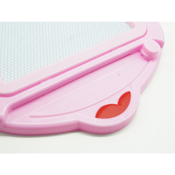 Tabla Magnetica pentru desen , Pix, forma Soricel, dimensiuni 23x26.5 cm, Dezvolta Creativitatea, Roz [2]