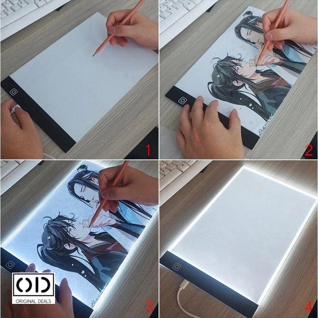 tableta grafica arhitectura tableta grafica cu panou led pentru transcriere desene animate panou led pentru transcriere desene faine Panou luminos pentru tanscriere desene tableta grafica usb [2]