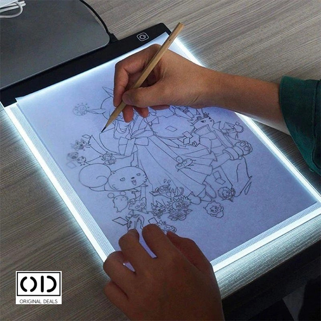 tableta grafica arhitectura tableta grafica cu panou led pentru transcriere desene animate panou led pentru transcriere desene faine Panou luminos pentru tanscriere desene tableta grafica usb [3]