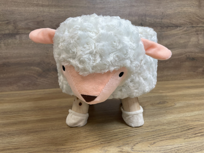 Taburet pentru copii, 28x25cm, maxim 50kg, model oaie [7]