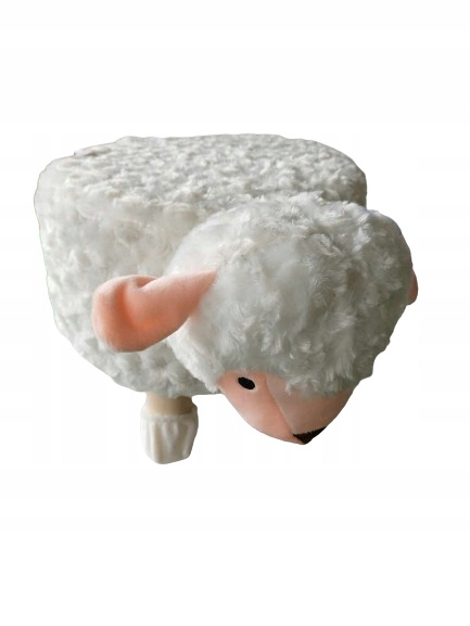 Taburet pentru copii, 28x25cm, maxim 50kg, model oaie [3]