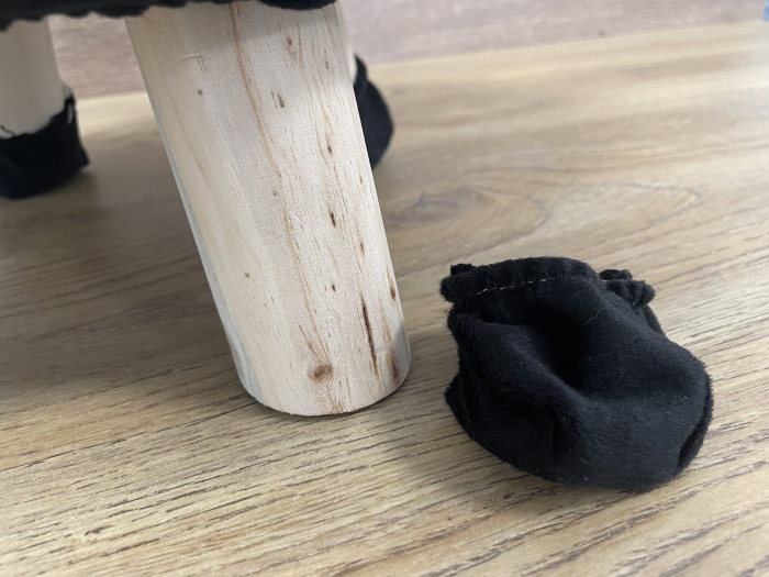 Taburet pentru copii, 28x25cm, maxim 50kg, model panda [4]