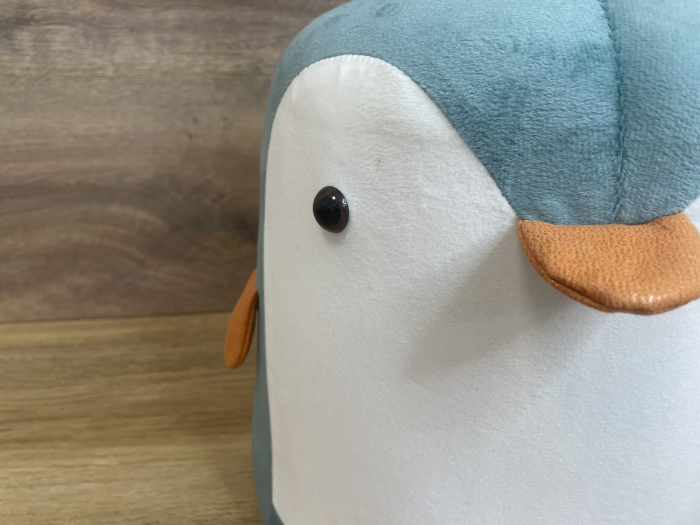 Taburet pentru copii, 28x25cm, maxim 50kg, model pinguin albastru [4]